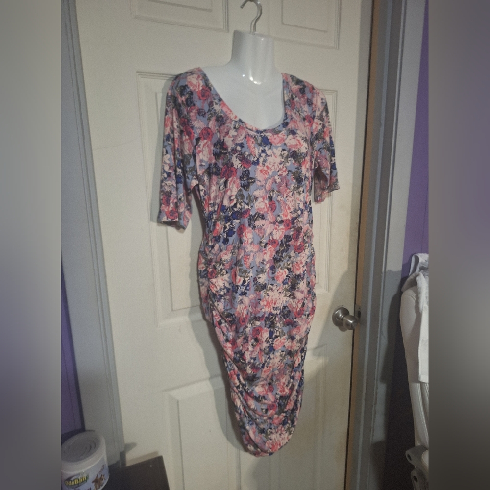 Motherhood Multicolor Floral Midi Dress